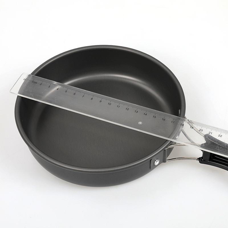 Piknikukomplekt välitingimustes Pann pann pannil DS-300 pann Ühe pann kaasaskantav eriti kerge