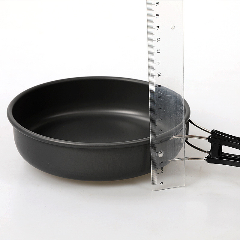 Piknikukomplekt välitingimustes Pann pann pannil DS-300 pann Ühe pann kaasaskantav eriti kerge