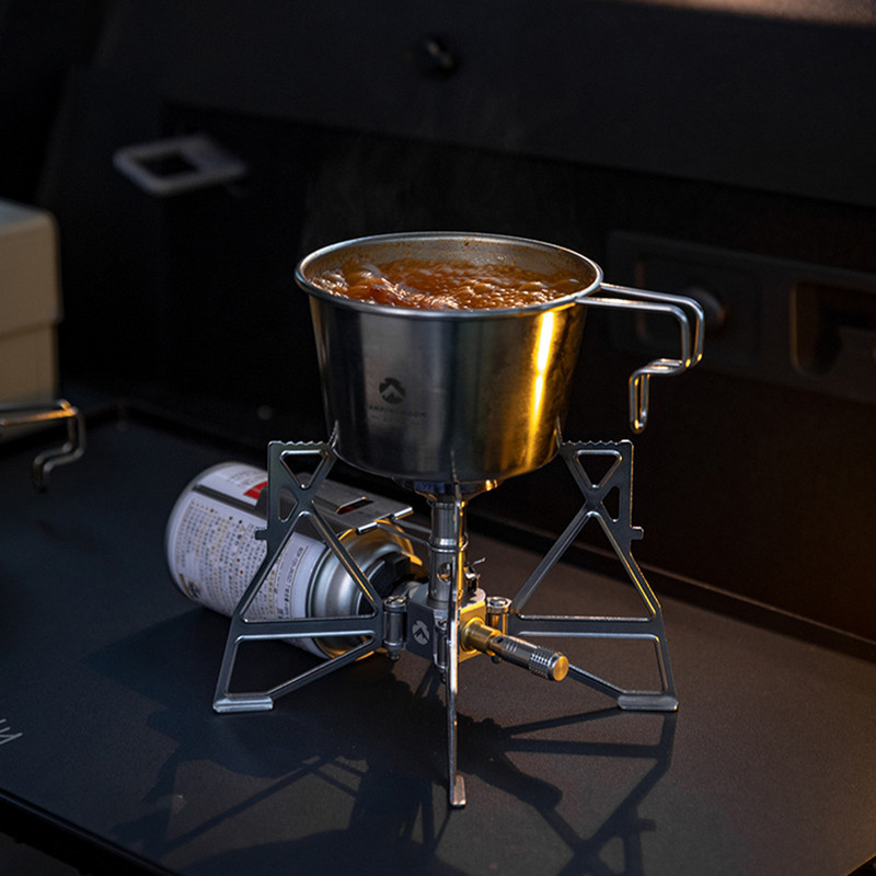 600 ml Sierra Cup zdjela za kampiranje od nehrđajućeg čelika za kampiranje na otvorenom, planinarenje, ruksak, piknik, lonac za kuhanje, lagano posuđe