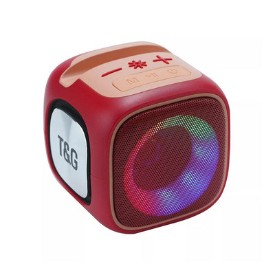EONKO TG-359 LED RGB Lumină portabilă fără fir Bluetooth difuzor suport TF USB AUX Mâini libere TWS baterie reîncărcabilă