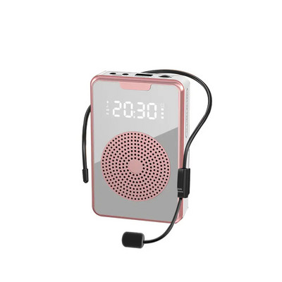 Kaasaskantav traadita Bluetoothi häälvõimendi mikrofoni õpetamise megafoni väike mesilane valjuhääldi õpetajale õues matkajuhiks