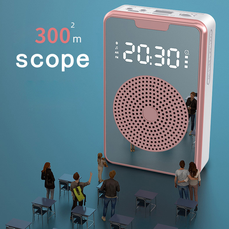 Hordozható vezeték nélküli Bluetooth hangerősítő mikrofon tanítási megafon Little Bee hangszóró tanároknak szabadtéri idegenvezető