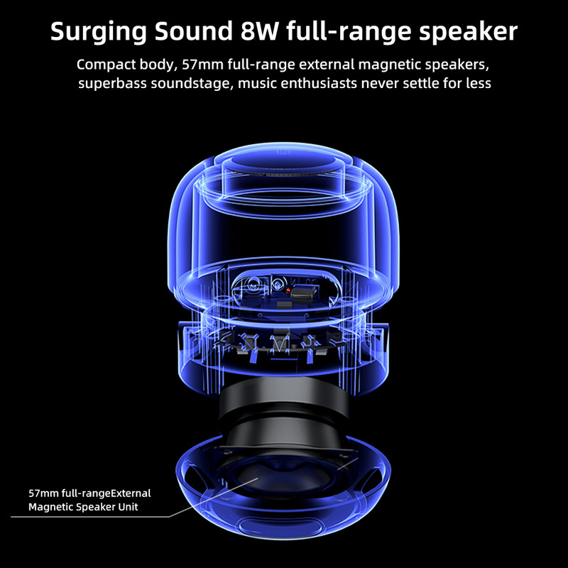 AIYIMA prijenosni Bluetooth zvučnik TWS bežični mini zvučnik IPX4 vodootporan TF plaža za putovanja na otvorenom kod kuće i zabave