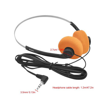 Μουσική ρετρό Underwire ακουστικών Mp3 Walkman Hot Sale Style Feelings Φορητά ενσύρματα μικρά ακουστικά Αθλητικά Μόδα Φωτογραφικά στηρίγματα