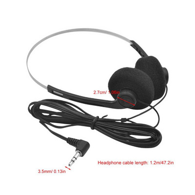 Retro Underwire austiņas Mp3 Walkman Hot Sale Stils Sajūtas Pārnēsājamas Vadu Mazas Austiņas Sports Mode Foto Rekvizīti