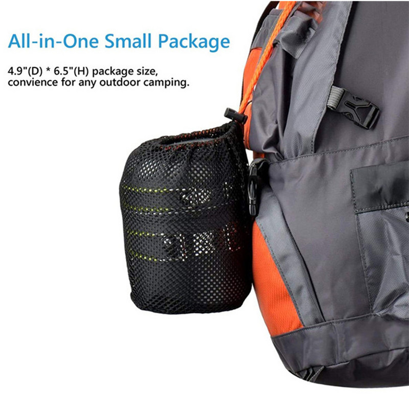 Set de vase de gătit pentru drumeții de camping Set de vase de gătit portabil pentru picnic în aer liber Set de oale de alumină Accesorii de gătit de călătorie pentru drumeții în aer liber