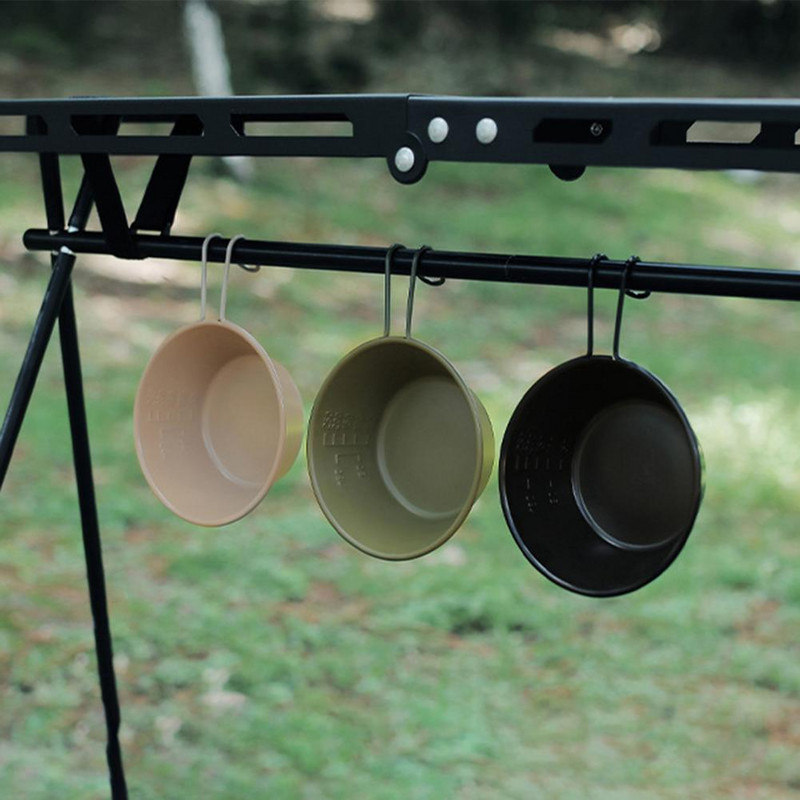 Thous Winds Sierra kauss ar rokturi galda piederumi āra kempinga trauki 300 ml gatavošanas šķīvji piknika bļoda ceļojumu piederumi