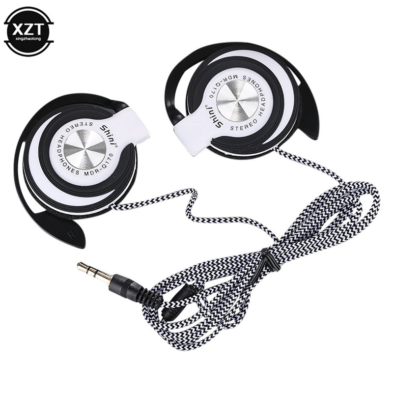 Heavy Bass Q170 ausinės 3,5 mm muzikos ausinės EarHook ausinės telefono grotuvui Kompiuteris Mobilus Telefonas Ausinės Didmeninė prekyba