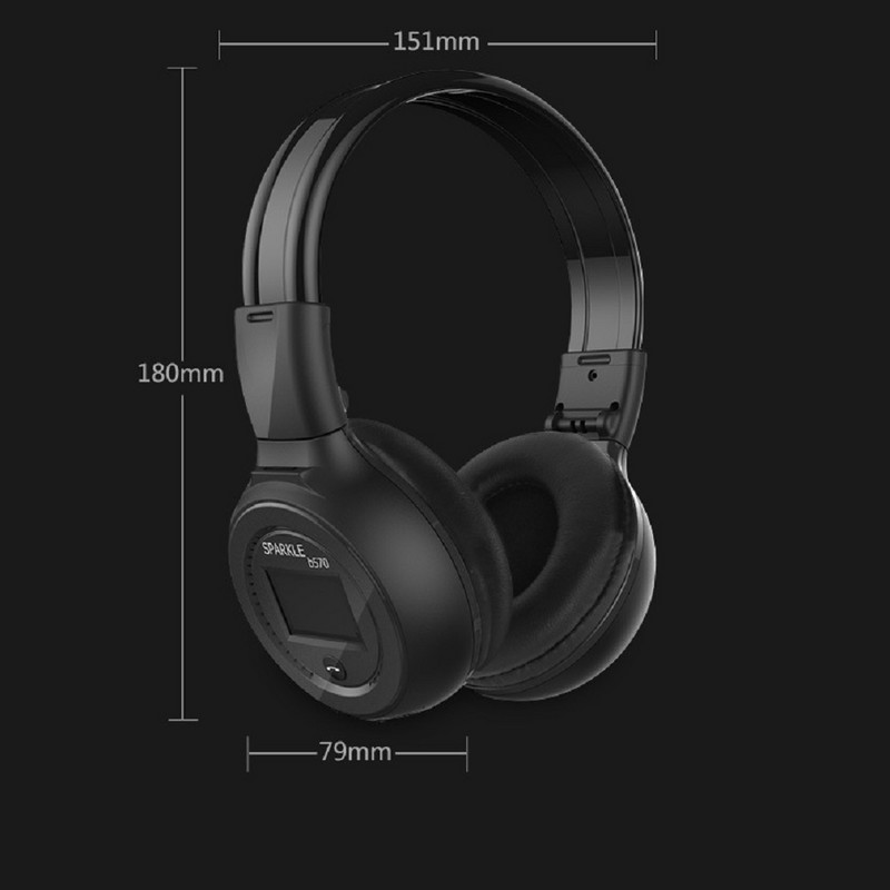 Căști fără fir Radio peste ureche Compatibilitate Bluetooth Căști stereo pentru computer Suport telefon FM Card audio AUX