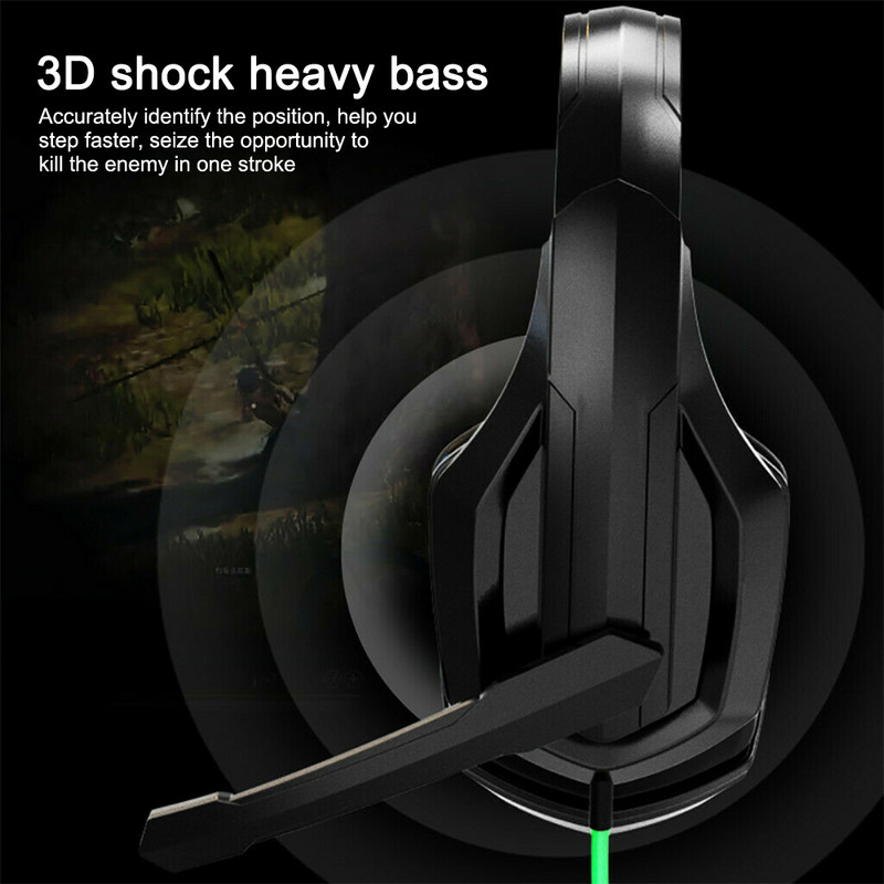 3,5 mm vadu spēļu austiņas, lielas austiņas, trokšņus slāpējošas austiņas ar mikrofona skaļuma kontroli PS4 PS5 klēpjdatoram