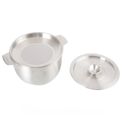 Roostevabast terasest supipoti potikomplekt kaanega Kööginõud Hautamispott Toiduvalmistamise tööriistad Kööginõud Köögitarvikud Kämping Tablewar