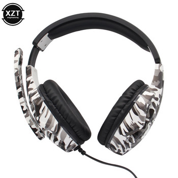 Hot Sell 3,5mm Camouflage Gaming Headset Professional Gamer Stereo Head-mounted Headphone Headphone Computer Aarphones for PS4 PS3 Xbox Sw