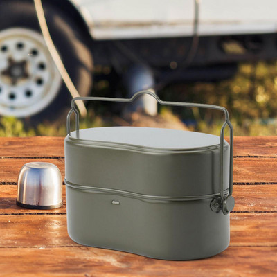 3 vienā pusdienu kaste āra virtuves piederumiem mugursoma pārnēsājama darba Bento pusdienu kaste