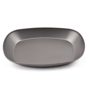 Tomshoo Titanium Plate Ultralight Metal Dish Открит Къмпинг Тиган Сервизи Риба Плодове Снек Зеленчукова Чиния Вечеря Лагерни Консумативи