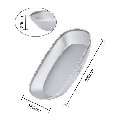 Tomshoo titāna šķīvis īpaši viegls metāla trauks āra kempinga pannas galda trauki zivju augļiem, dārzeņiem, vakariņām, nometņu piederumi