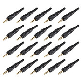 20 komada 3,5 mm stereo vijka za zaključavanje audio konektora za zaključavanje za Sennheiser za Sony Nady Audio2000s adapter za rezervni utikač mikrofona