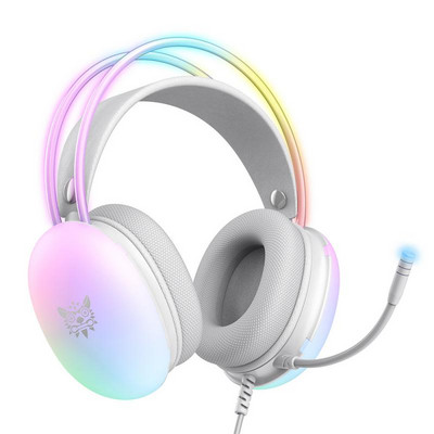 RYRA X25 Slušalice RGB LED Dizajn svjetla Gaming Headset Surround Računalo Žičane slušalice Za PC igrače Poništavanje buke s mikrofonom