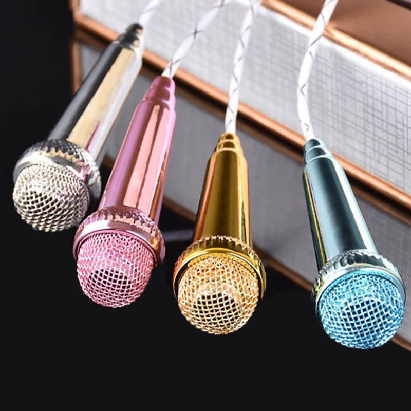 Išmanusis telefonas nešiojamasis kompiuteris stalinis kompiuteris delninis garso mikrofonas nešiojamas 3,5 mm stereo studijos mikrofonas KTV karaoke mini mikrofonas