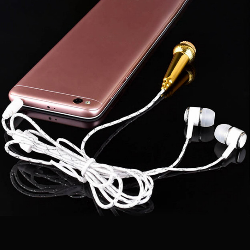 Išmanusis telefonas nešiojamasis kompiuteris stalinis kompiuteris delninis garso mikrofonas nešiojamas 3,5 mm stereo studijos mikrofonas KTV karaoke mini mikrofonas