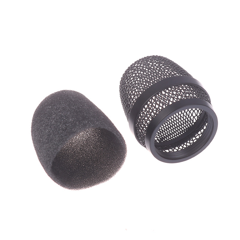 Profesionalus mikrofono rutulinės galvutės tinklelio grotelių mikrofonas Mikrofono grotelių dangtelis priekinio stiklo dangtelis, skirtas E835/E845 MIC priedams