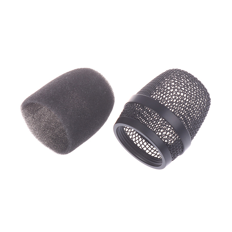 Profesionalus mikrofono rutulinės galvutės tinklelio grotelių mikrofonas Mikrofono grotelių dangtelis priekinio stiklo dangtelis, skirtas E835/E845 MIC priedams