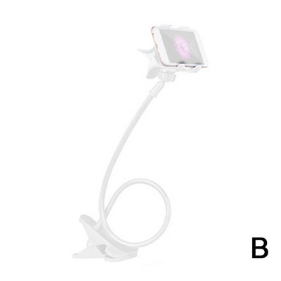 Regulējams mobilā tālruņa turētājs Pārnēsājams elastīgs slinks gultas turētājs mobilajam tālrunim universālā galddatora statīva uz galda stiprinājuma tālruņa kronšteins