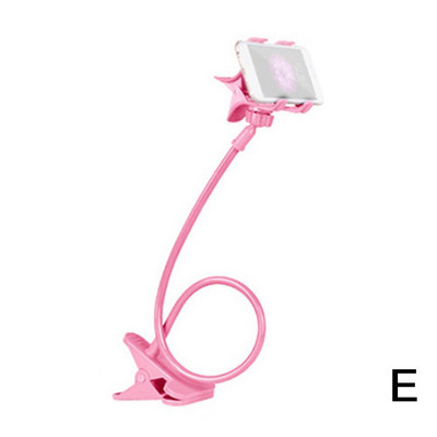 Regulējams mobilā tālruņa turētājs Pārnēsājams elastīgs slinks gultas turētājs mobilajam tālrunim universālā galddatora statīva uz galda stiprinājuma tālruņa kronšteins