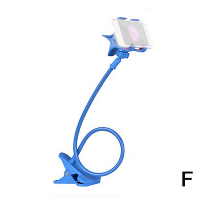 Regulējams mobilā tālruņa turētājs Pārnēsājams elastīgs slinks gultas turētājs mobilajam tālrunim universālā galddatora statīva uz galda stiprinājuma tālruņa kronšteins