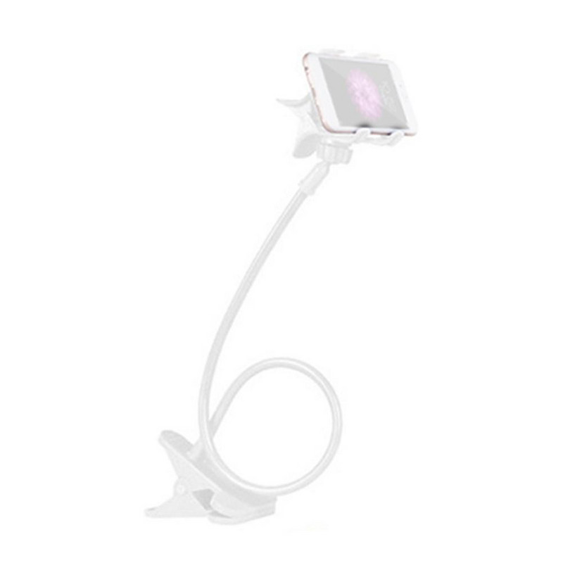 Regulējams mobilā tālruņa turētājs Pārnēsājams elastīgs slinks gultas turētājs mobilajam tālrunim universālā galddatora statīva uz galda stiprinājuma tālruņa kronšteins