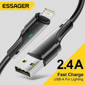 Essager USB kabel za iPhone 13 12 11 Pro Max XR XS 8 7 6s 5 Plus Žica za brzo punjenje za iPhone Punjač Kabel za punjenje