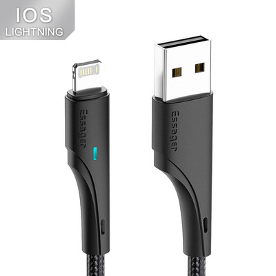 Essager USB kabel za iPhone 13 12 11 Pro Max XR XS 8 7 6s 5 Plus Žica za brzo punjenje za iPhone Punjač Kabel za punjenje
