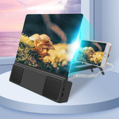 Amplificatoare de ecran 3D Lupă pentru telefon mobil cu difuzor mărit Suport amplificator video Lupă Birou pliabil Audio Anti-albastru