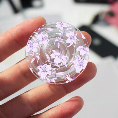 INS Flower Daffodil Θήκη τηλεφώνου Griptok Cute Floral Lily Phone Grip Tok για iPhone 13 Αξεσουάρ για τηλέφωνο Samsung Xiaomi Bracket