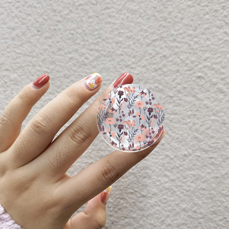 INS Japan Korea Cute Summer Daisy Sunflower telefontartó markolat tok iPhone 13 telefonhoz Samsung Huawei Xiaomi virágos bimbós telefontartó