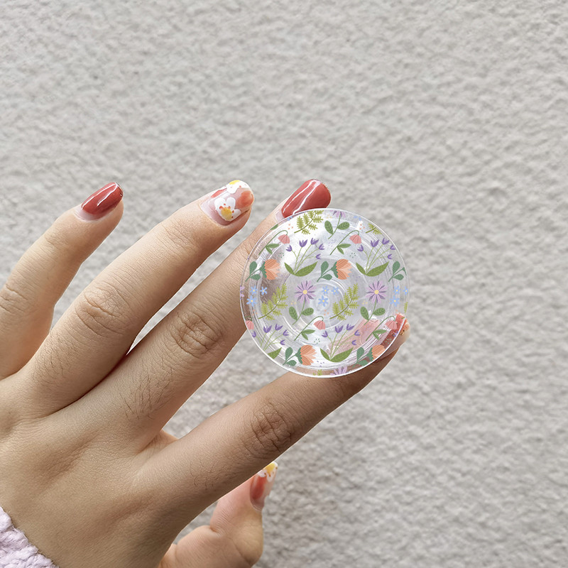 INS Japan Korea Cute Summer Daisy Sunflower telefontartó markolat tok iPhone 13 telefonhoz Samsung Huawei Xiaomi virágos bimbós telefontartó