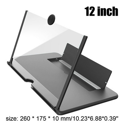 8.2/9/10/12/14 in 3D Lupa pentru ecranul telefonului mobil Amplificator video HD Suport pliabil Smartphone Film Lupa Suport