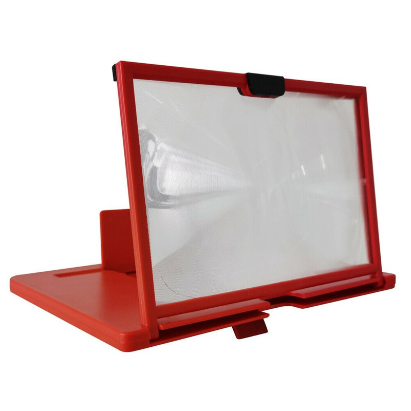 Amplificator de proiecție pentru ecranul telefonului mobil 3D de 10/12 inci Suport de birou pentru smartphone Lupa universală pentru ecranul telefonului mobil