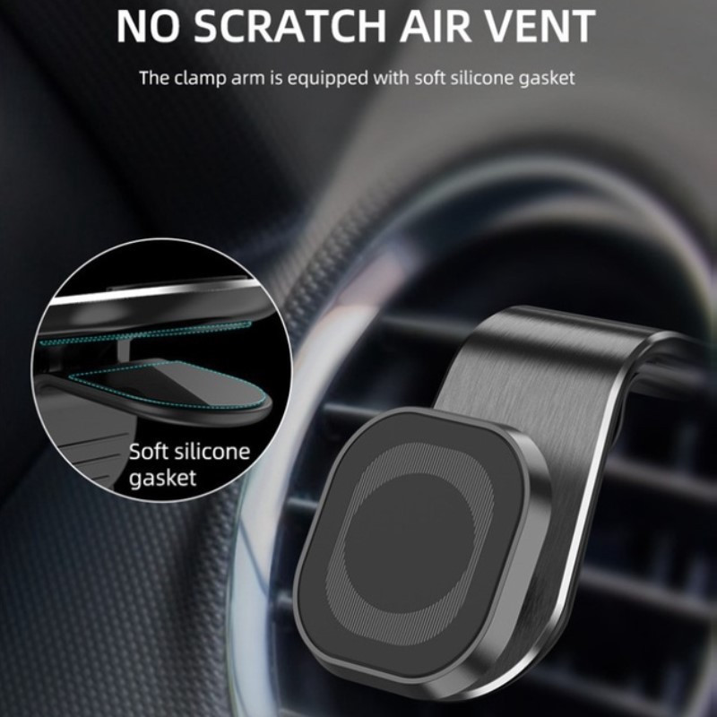 Μαγνητική βάση τηλεφώνου σε βάση αυτοκινήτου Μαγνητικός βραχίονας κινητού τηλεφώνου Μαγνητικός στήριγμα εξαερισμού αυτοκινήτου για iPhone Huawei Xiaomi Samsung