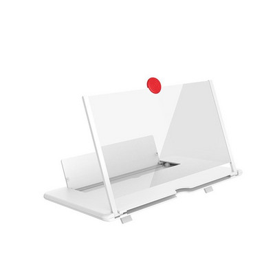 Video Cinema salokāms 12 collu mobilā tālruņa ekrāna pastiprinātājs ekrāna palielinātājs projekcijas statīva kronšteins