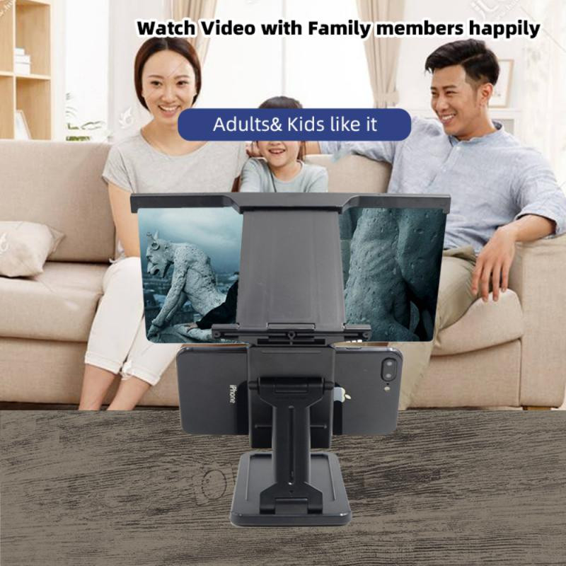 Amplificator pentru ecranul telefonului mobil în inchi pentru filmul IPad Umbrire pliabilă Ecran 3D Amplificator pentru telefon mobil Suport pentru telefon mobil