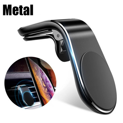 Suport magnetic pentru telefon auto Suport universal pentru aerisire auto Suport pentru telefon mobil Suport GPS pentru iPhone Huawei Samsung Suport rotativ