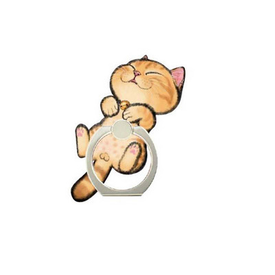 12 stili Jauki kaķi Dzīvnieki Tālruņa turētājs Gredzens Mobilā Telefona Statīvs Cepumi Pirksts Tālruņa gredzena Turētājs atbalsts Mobilais