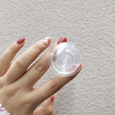 Transparent Folding Expanding Lazy Bracket Stalak za mobilni telefon Držači Držači Prazni silikonski tvrdi Griptok za Iphone Huawei Xiaomi