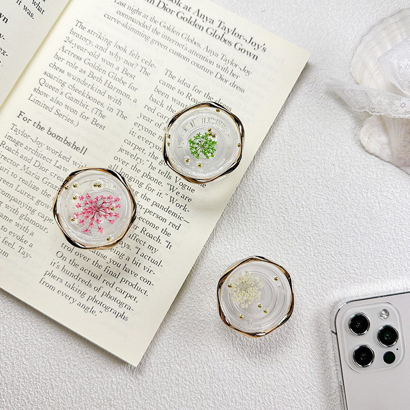 ins Real Dreid Flower Okrugli univerzalni držač za pametni tok telefon Griptok podrška za držač za pametni telefon Tok sklopivi stalak