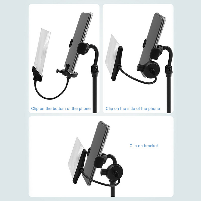 Liela ekrāna 3D HD pastiprinātājs Izliekts ekrāns Mobilā tālruņa ekrāna palielinātājs tīmeklī slavenību tirdzniecībai Viedtālruņa ekrāns Palielināt statīvs