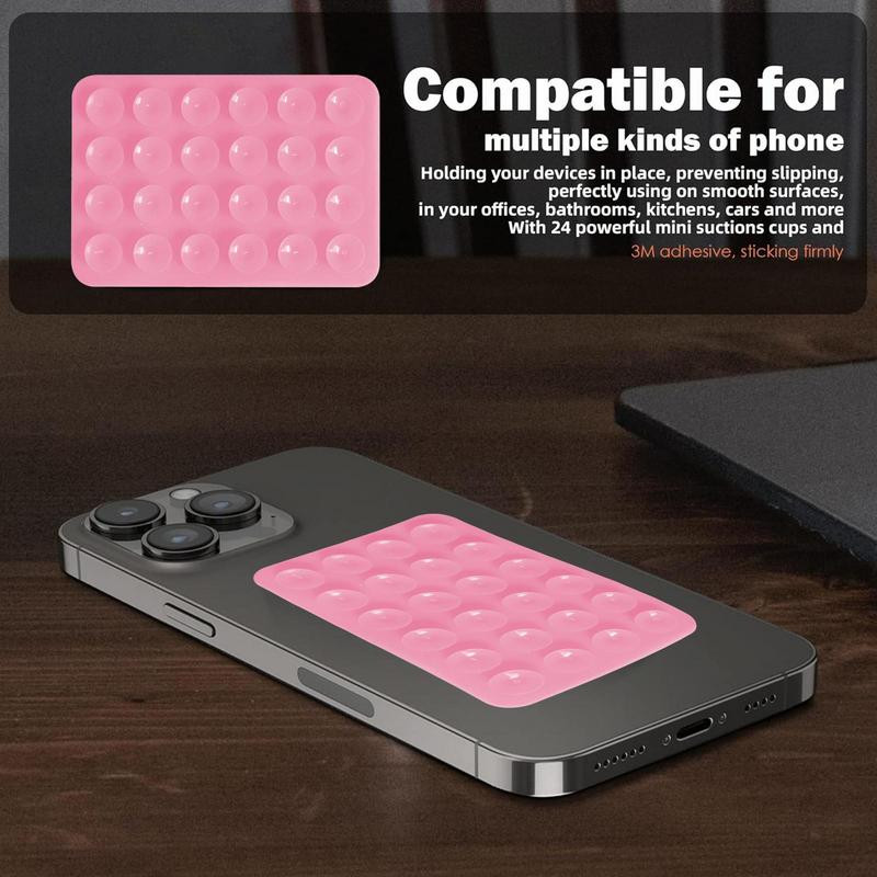 Suport pentru husă pentru telefon cu aspirație, oglindă pentru duș, suport pentru telefon, pătrat, anti-alunecare, jucărie pentru mâini libere, oglindă, pentru duș, pentru telefon