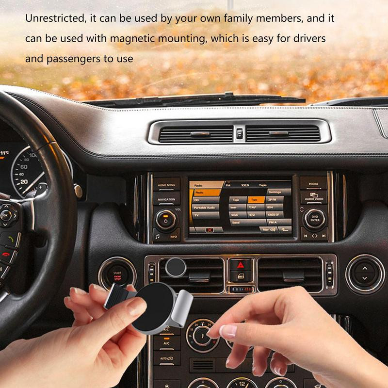 Metallist telefoniklamber magnetilise autokinnitusega telefoniklambri jaoks magnettelefoni autohoidiku jaoks Samsung forxiaomi nutitelefoni jaoks