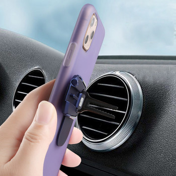 Скоба за монтиране на стойка за мобилен телефон с държач за пръстен за пръсти на телефона 360-градусово завъртане за дома на колата