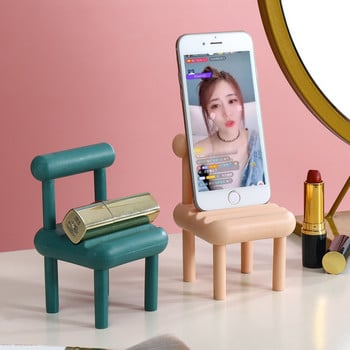 Мини стол Държач за мобилен телефон Стойка за мобилен телефон Регулируема за iPhone Xiaomi Huawei Samsung 4 цвята Сладка цветна скоба Настолен компютър