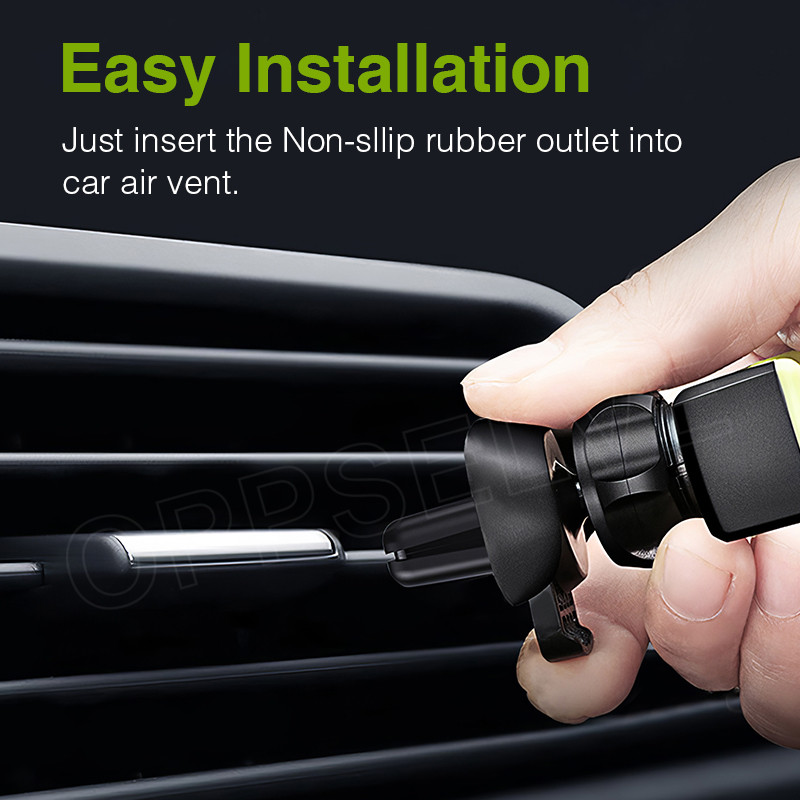 Automašīnas tālruņa turētājs iPhone 14 13 12 X Xs Max 8 Xr 11 Pro 360 Rotējošs atbalsts Mobilais gaisa ventilācijas stiprinājuma automašīnas turētājs Automašīnas tālruņa statīvs